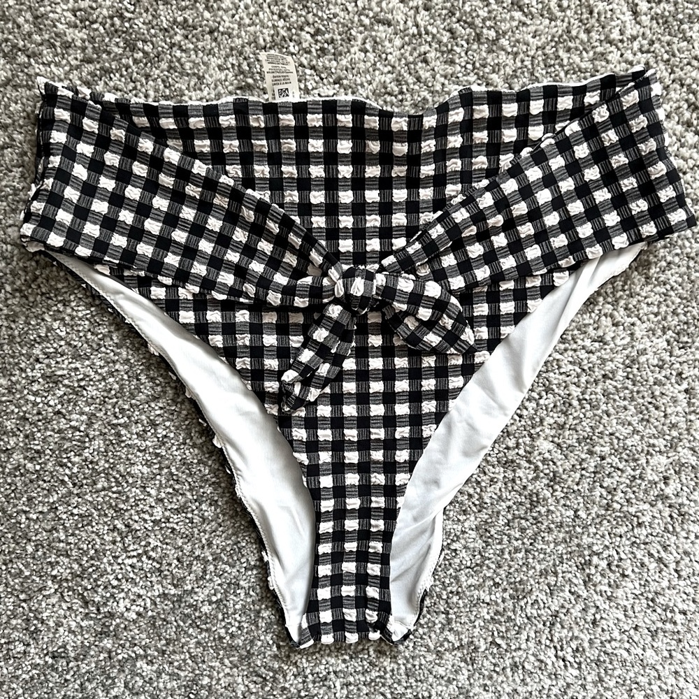 Aerie Cheeky High Waist Tie Swim Bottom